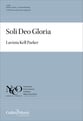 Soli Deo Gloria SATB choral sheet music cover